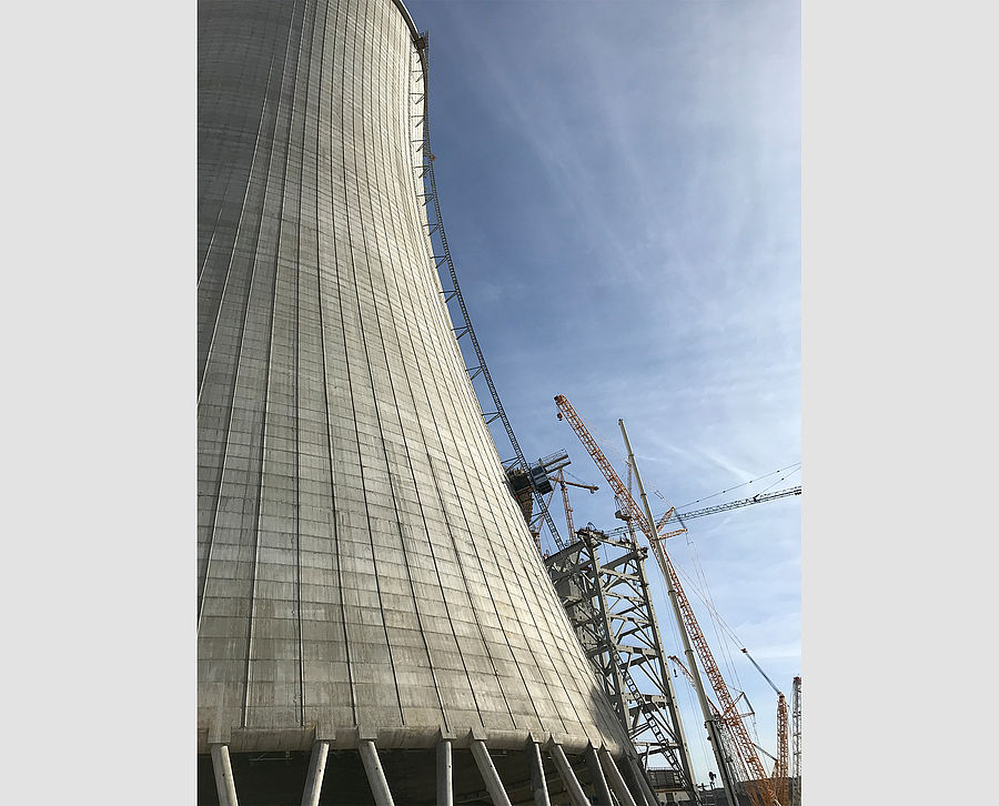 Cooling tower construction Ptolemais 3 Cooling tower construction Ptolemais 3