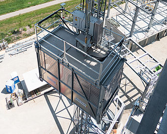 Pre-heat exchanger, cement plant Harburg