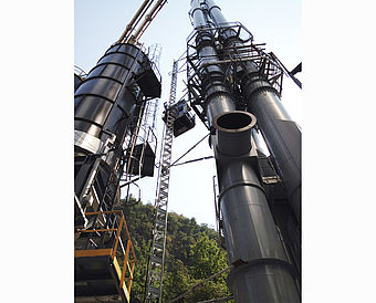 Asphalt mixing plant