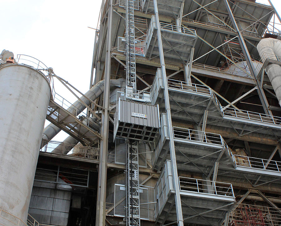 Preheater tower, cement plant 1