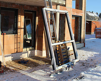 Construction d'une maison d'habitation à Mönchsdeggingen