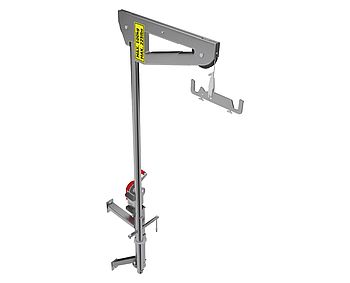 Hand winch with support Standard