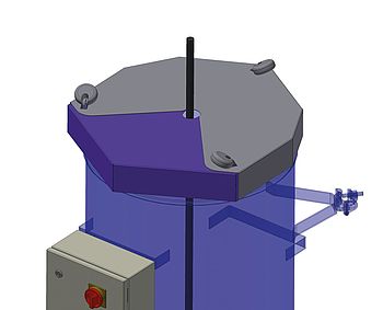 Cable bin cover
