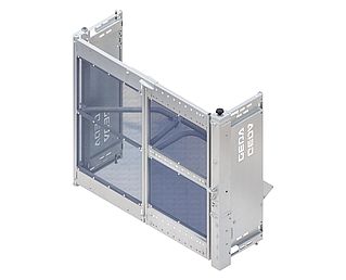 Landing level safety gate "Flexy"