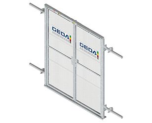 GEDA hohe und geschlossene Etagensicherungstür