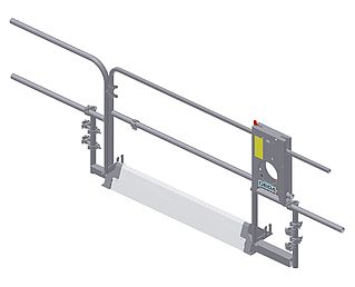 Landing level safety gate "Comfort"