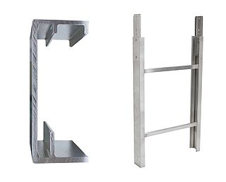 Ladder section 200/250 kg - 0.75 m