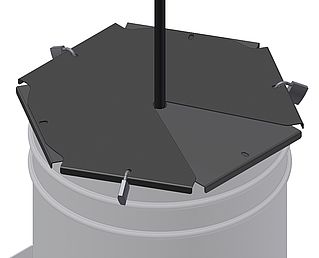 Cable bin cover