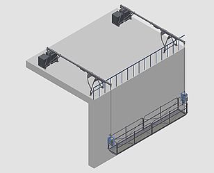 GEDA Suspended Working Platform Standard