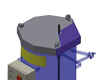 Capot du réceptacle de câble